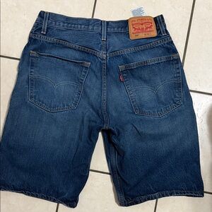 Levi's Classic Dark Blue Jean Shorts